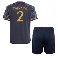 Real Madrid Daniel Carvajal #2 Gostujuci Dres za djecu 2023-24 Kratak Rukav (+ Kratke hlače)